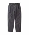 Gramicci Drawstring Buckle-embellished Trousers In Gray