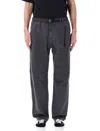 Gramicci X And Wander Nylon Double Knee Pant In Fossil Grey Pigment