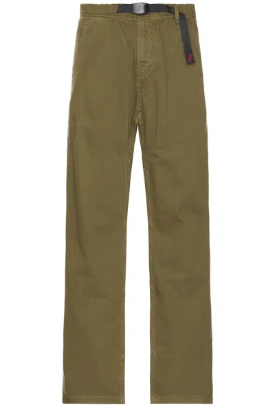 Gramicci Green Ripstop Cargo Pants In Olive