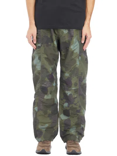Gramicci Pantaloni Ripstop Voyager X And Wander In Green