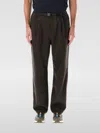 Gramicci Wool Relaxed Pleated Trouser In Amber
