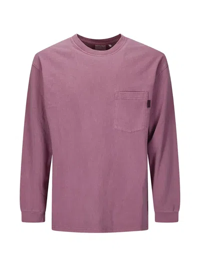 Gramicci Patch-pocket Long-sleeved T-shirt In Purple