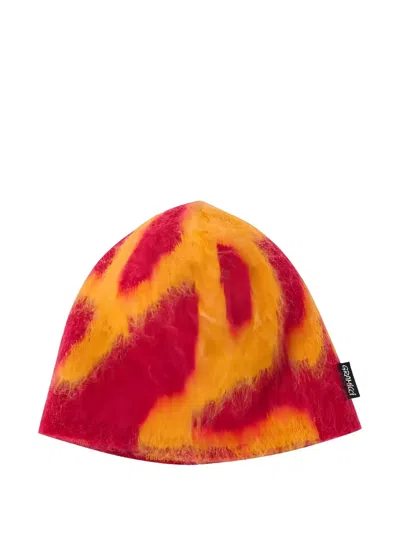 Gramicci Patterned Beanie In Brown