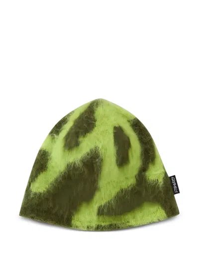 Gramicci Patterned Beanie In Green