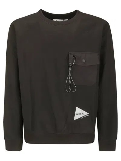 Gramicci Print Sweatshirt In Black