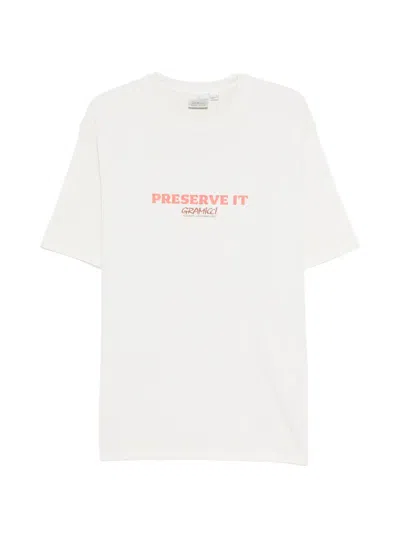 Gramicci Printed T-shirt In White