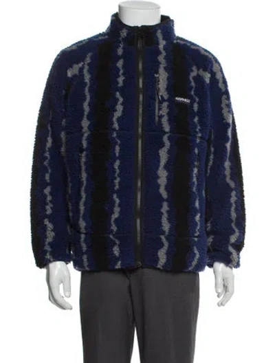 Pre-owned Gramicci Printed Windbreaker In Blue