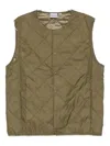 Gramicci Thermal Insulation Quilted Vest Clothing In Green