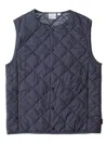 Gramicci Quilted Thermal-insulation Gilet In Blue