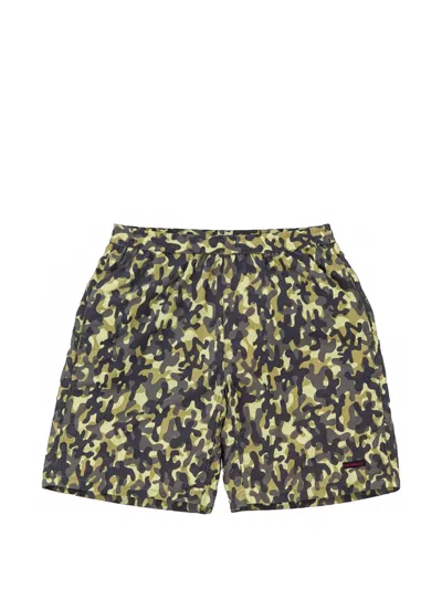 Gramicci Reef Camouflage-print Shorts In Green