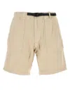 Gramicci Beige Cotton Ridge Bermuda Shorts In Us Chino