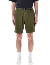 Gramicci Nylon Explorer Cargo Short In Green