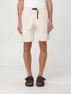 Gramicci Dove Grey Cotton Ridge Bermuda Shorts In Beige