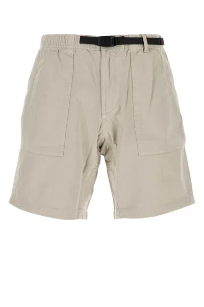 Gramicci Dove Grey Cotton Ridge Bermuda Shorts