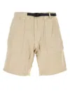 Gramicci Beige Cotton Ridge Bermuda Shorts
