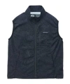 Gramicci Topographic-print Zip Gilet In Black