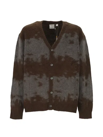 Gramicci Splatter-print V-neck Cardigan In Multi