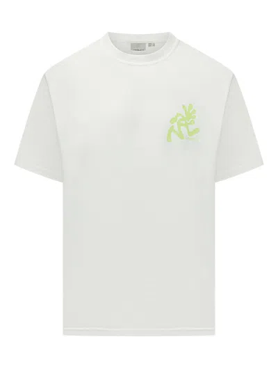 Gramicci Stampaint Graphic T-shirt In White