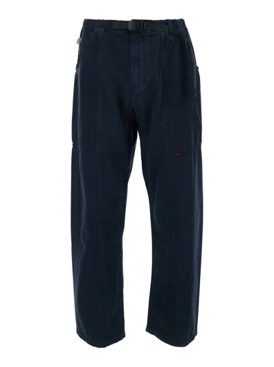Gramicci Straight-leg Cotton Pants With Elastic Waist And Belt Loops For Men In Multi