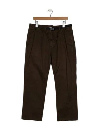 Pre-owned Gramicci Straight-leg Jeans In Brown