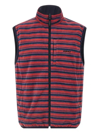 GRAMICCI STRIPED FLEECE REVERSIBLE GILET