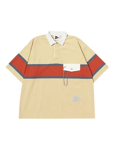 Gramicci Striped Rugby Polo Shirt In Multi