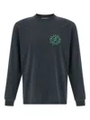 Gramicci Sun Pigment-dyed Long Sleeve T-shirt In Gray