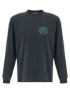 Gramicci Sun Pigment-dyed Long Sleeve T-shirt In Gray