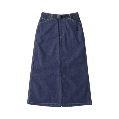 Pre-owned Gramicci Sutter Denim Skirt 'rinsed Indigo' | Blue | Women's Size M