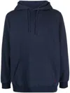 Gramicci Logo-print Cotton Hoodie In Blue