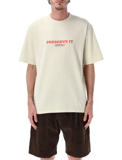 Gramicci T-shirt Men Color Natural In Neutral