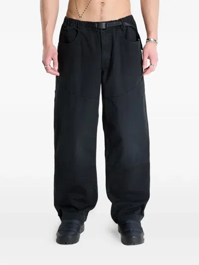 Gramicci Taos Belted Trousers In Black