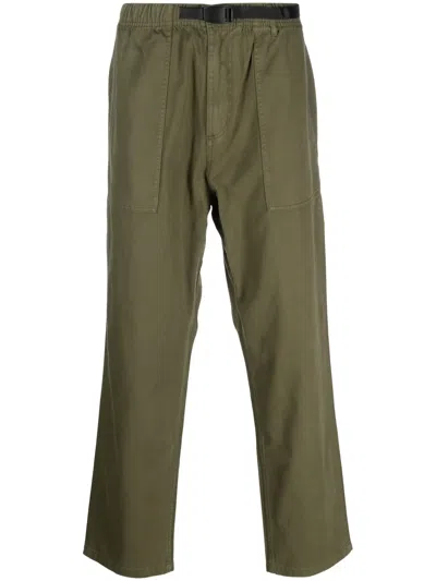Gramicci Tapered-leg Cotton Trousers In Green