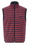 Gramicci Thermal Fleece Reversible Gilet Multicolor In Burgundy
