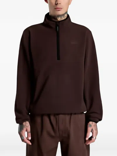 Gramicci Thermal Fleece Sweatshirt In Burgundy