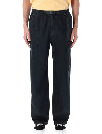 Gramicci Cotton Hemp Relaxed Pants In Blue