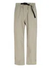 Gramicci G-pants Belt-detail Trousers In Gray