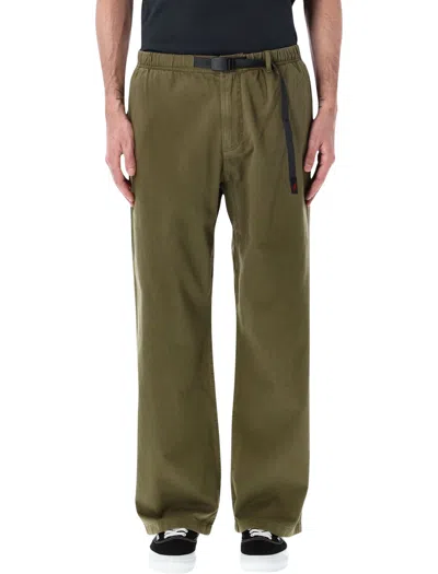 Gramicci Trousers Green In Brown