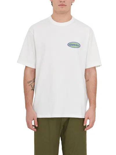 Gramicci T-shirt  Oval In White