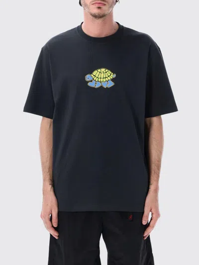 Gramicci T-shirt Men Color Black In Yellow