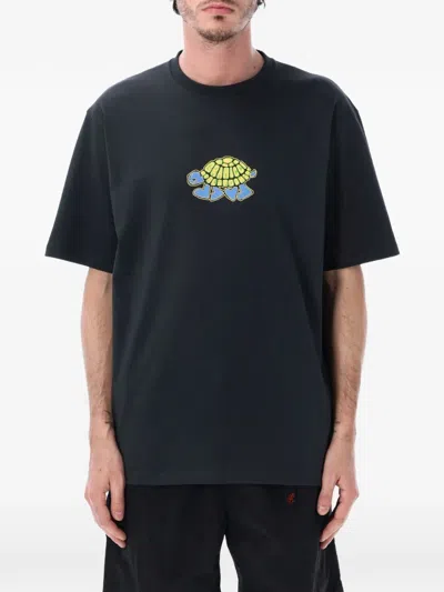 Gramicci Turtle-print T-shirt In Black
