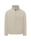 Gramicci Beige Solid Mock Collar Jacket In Brown