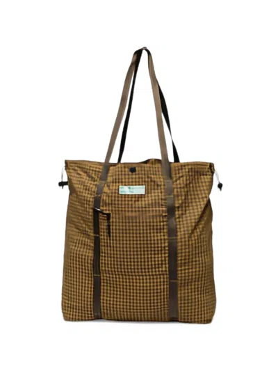 Gramicci Utility Check Tote Bag In White