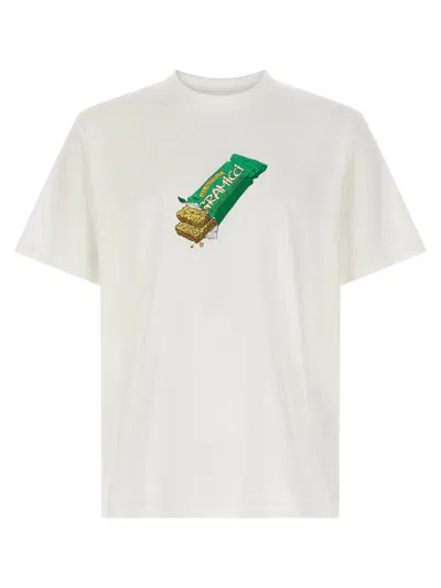 GRAMICCI MEN WHITE GRANOLA T-SHIRT, XXL LUXURY T-SHIRTS FOR MEN DARVEYS
