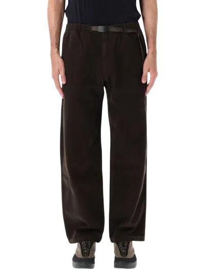 Gramicci Winter Twill G-pants With Brushed Cotton & Integrated Belt In Coffee
