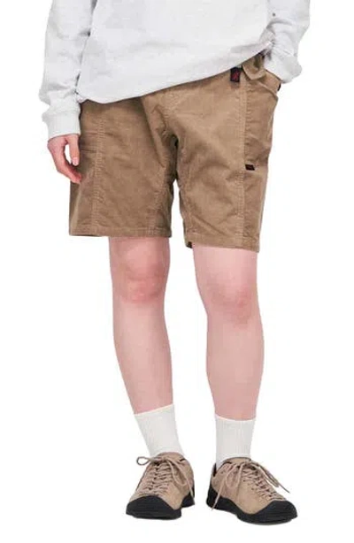 Gramicci Woven Corduroy Utility Shorts In Brown