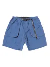 Gramicci X And Wander Brushed Nylon Short In Blue