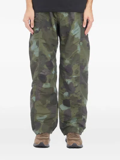 Gramicci X And Wander Patterned Trousers In Green