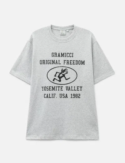 Gramicci Yosemite Valley Tee In Gray