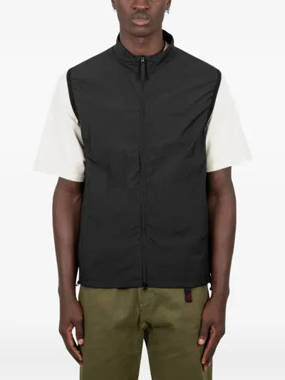 Gramicci Zip-up Vest In Black